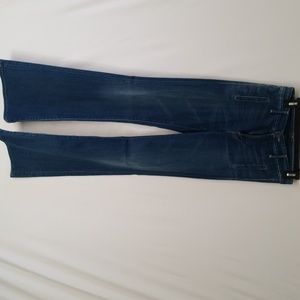 Wide leg trouser denim